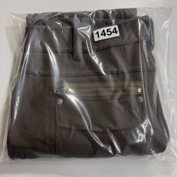 Athleta Brown Moto Skinny Pants with Zippers - Size 6P - Picture 11 of 11